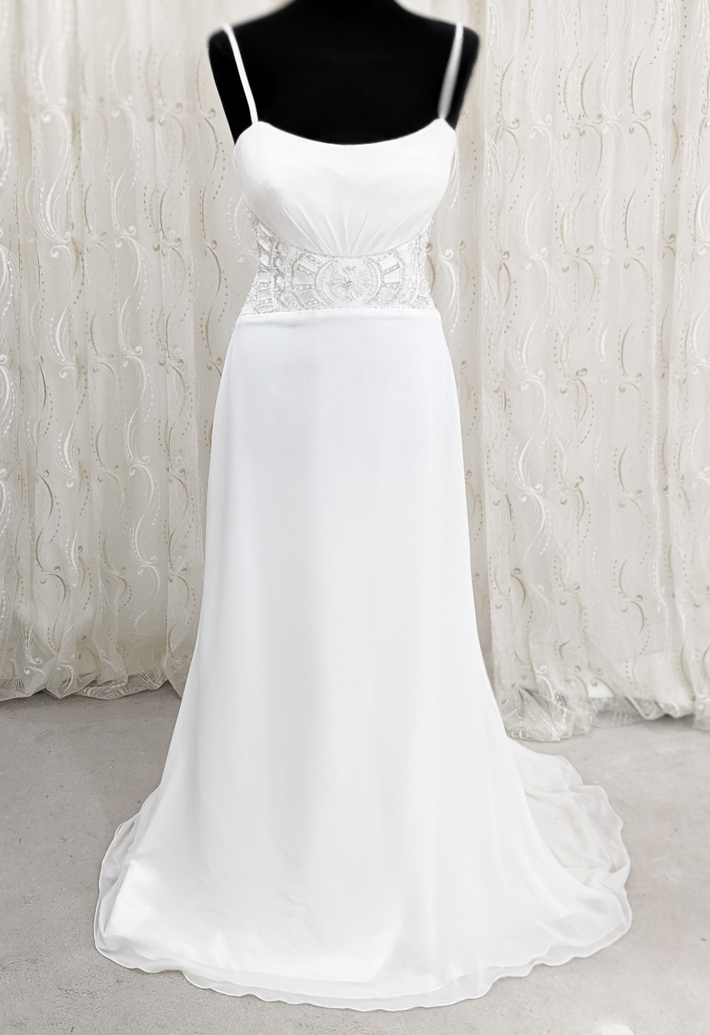 Sheath wedding dress London bridal boutique shop in Croydon